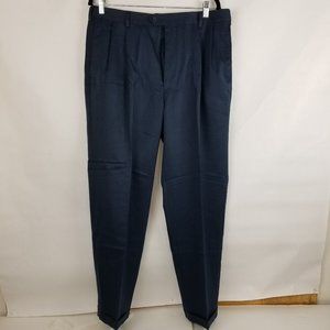 Jos. A. Banks David Leadbetter Traditional Fit Pleated Golf Pants Size 35x30